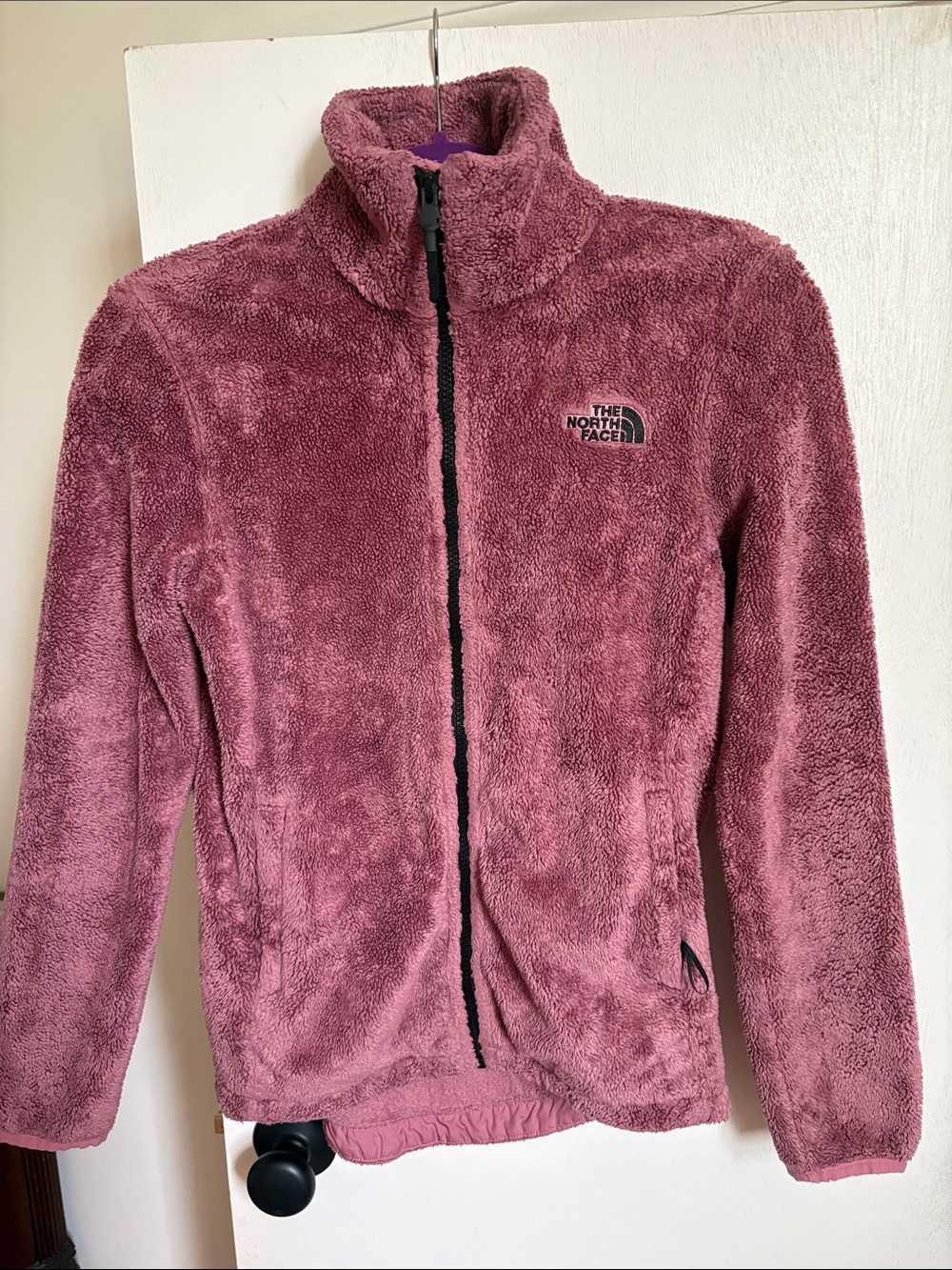 The North Face Women's Dusty Rose Teddy Fleece Jacket - Full Zip